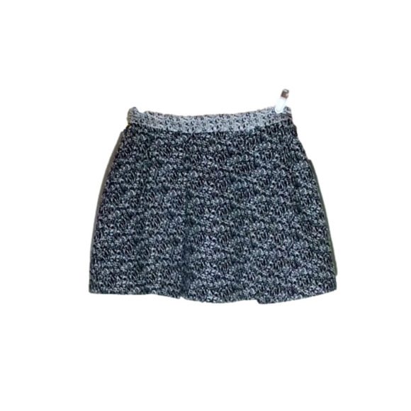 𝅺banana Republic Skirt, 2P, Black & White Tweed - Picture 1 of 5